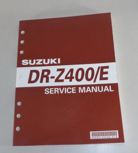 Workshop Manual / Werkstatthandbuch Suzuki DR - Z 400 E from 12/1999