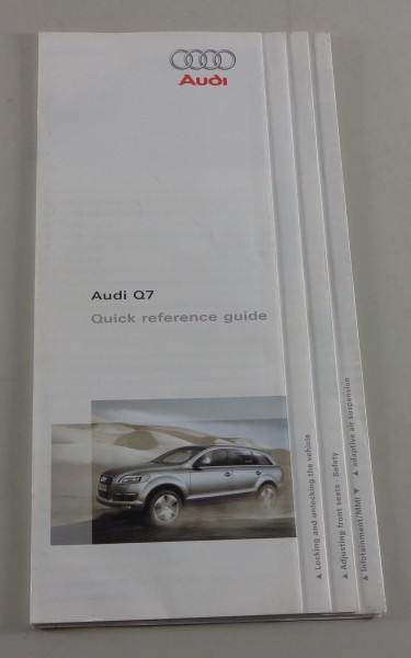 Quick reference guide Audi Q7 Typ 4L from 5/2007