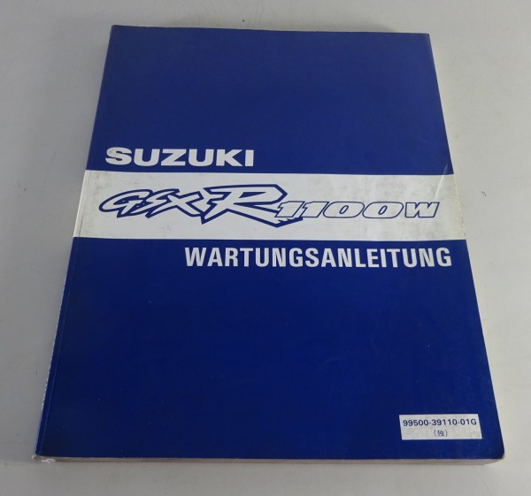 Werkstatthandbuch / Wartungsanleitung Suzuki GSX R 1100 W Stand 12/1992