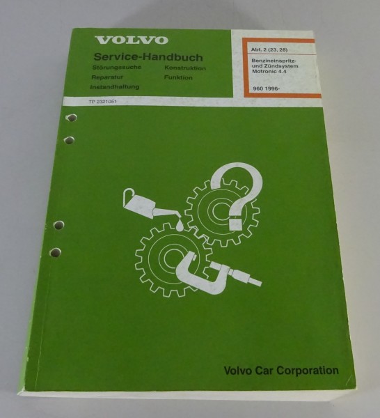 Werkstatthandbuch Volvo 960 Benzineinspritz- & Zündsystem Motronic 4.4 von 1996