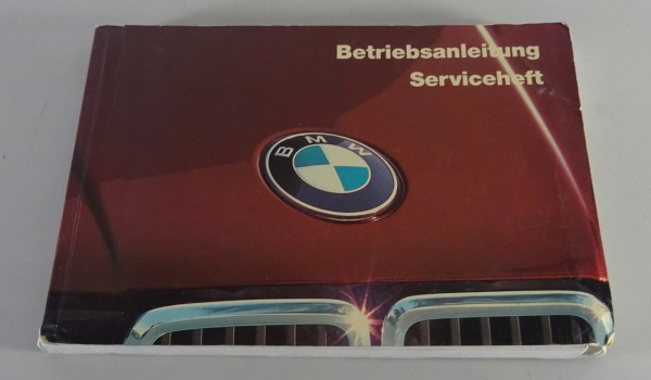 Betriebsanleitung + Serviceheft BMW 3er E30 316 / 318i / 320i / 323i von 08/1984