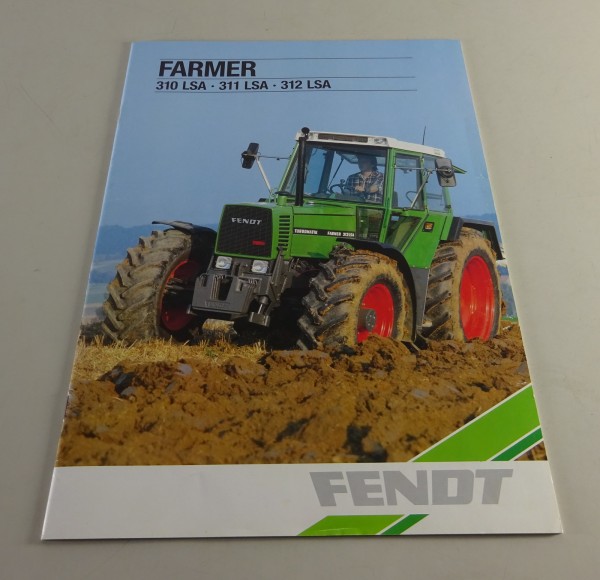 Prospekt / Broschüre Fendt Farmer 310 LSA / 311 LSA / 312 LSA Stand 08/1990