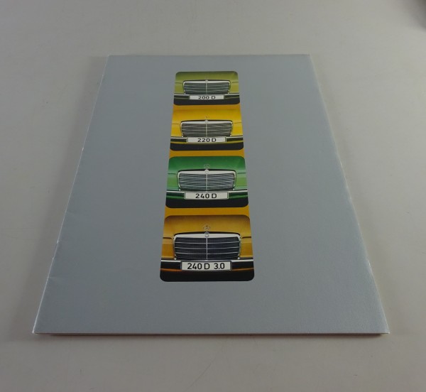 Faltprospekt Mercedes-Benz /8 W114 - 200 D, 220 D, 240 D, 240 D 3.0 Stand 1/1976