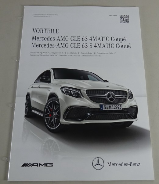 Vorteile Mercedes-Benz GLE 63 / GLE 63S AMG 4Matic Coupé Stand 03/2015