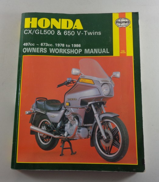 Reparaturanleitung / Repair Manual Honda CX / GL 500 + 650 / Silverwing 1978-86