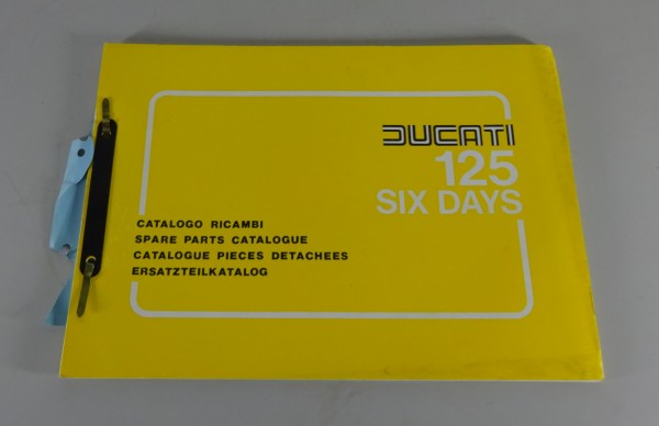Teilekatalog / Spare Parts List / Catalogo Ricambi Ducati 125 SIX DAYS