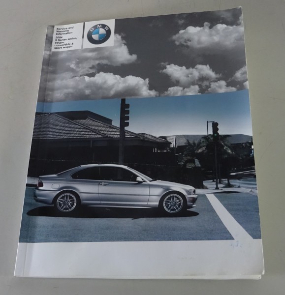 Service Schedule blanco BMW E46 Sedan, Convertible, Wagon (USA) from 09/2003
