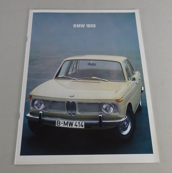Prospekt / Broschüre BMW 1800 Neue Klasse Stand 06/1967
