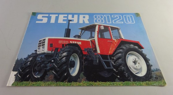 Prospekt / Broschüre Steyr Traktor 8120 Stand 05/1978
