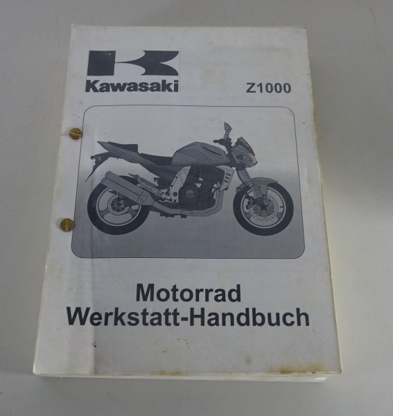 Werkstatthandbuch / Workshop Manual Kawasaki Z 1000 Naked Bike Stand 11/2002