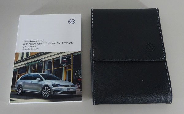 Bordmappe + Betriebsanleitung VW Golf 7 Variant / GTD Variant / Alltrack - 2019