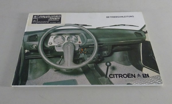 Betriebsanleitung / Handbuch Citroen LN Stand 1977