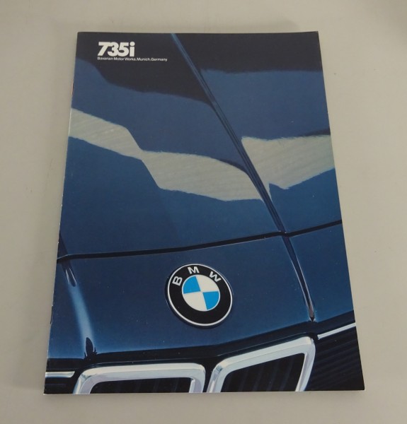 Prospectus / Brochure BMW 7 Series E23 735i US-Model from 02/1986