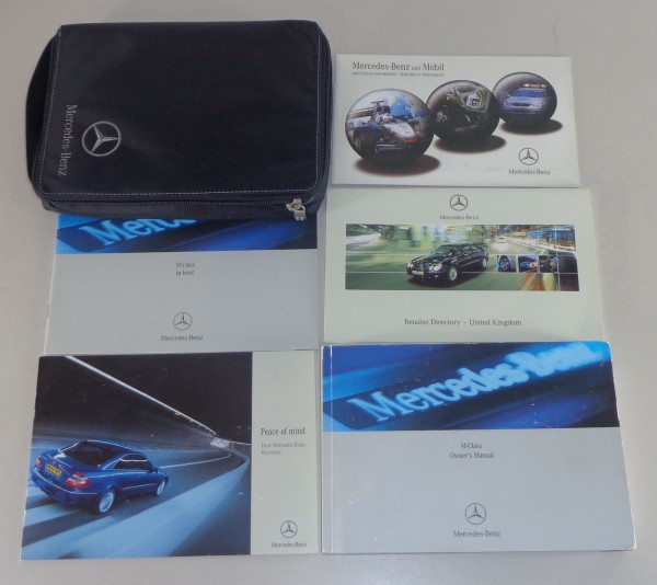Owner's Manual + Wallet Mercedes M-Class W164 ML 350 / 500 + 280 / 320 CDi 2004