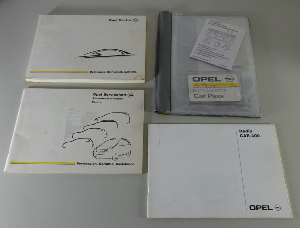 Bordmappe + Betriebsanleitung / Handbuch Opel Vectra B Stand 10/1999