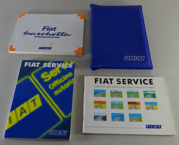 Bordmappe + Betriebsanleitung Fiat Barchetta Typ 183 Cabriolét Stand 11/1997