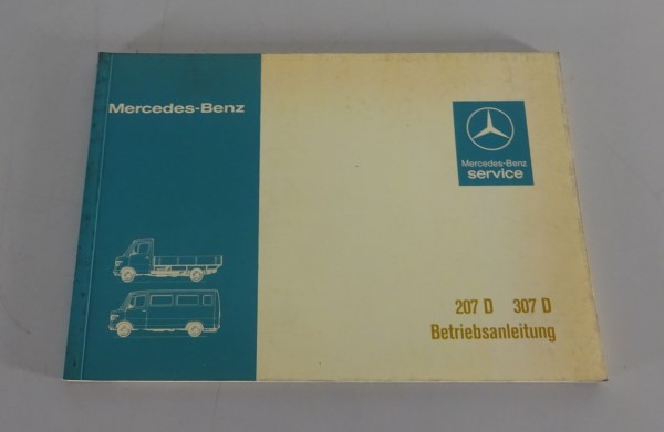 Betriebsanleitung Mercedes-Benz Bremer Transporter T1 207 D / 307 D Stand 5/1981