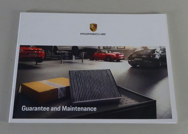Service Record Porsche 911 Carrera, Boxster, Panamera, Cayenne Blank from 2019