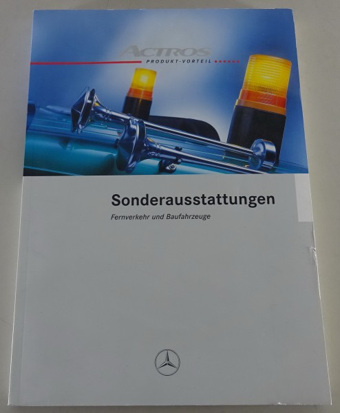Verkaufshandbuch Mercedes Benz Actros Ausstattungen Baufahrzeuge & Fernverkehr