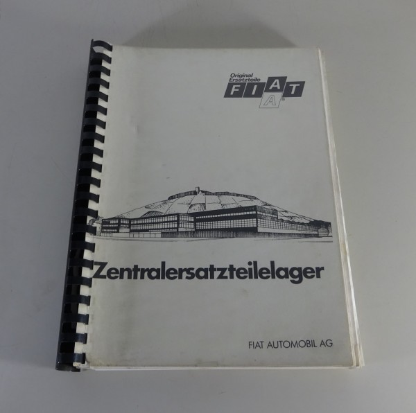 Zubehörkatalog / Teilekatalog Fiat Panda / Croma / Lancia 410 / Dedra von 1989