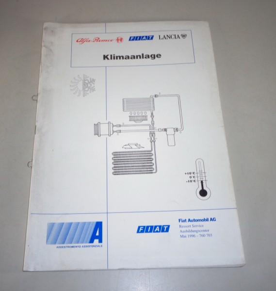 Schulungsunterlage Fiat Klimaanlage Stand 05/1996