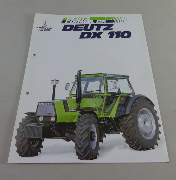Datenblatt Deutz DX 110 Stand 01/1979