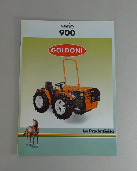 Prospekt / Broschüre Goldini 919 / 921 / 926 / 933 Schmalspurtraktor Stand 12/94