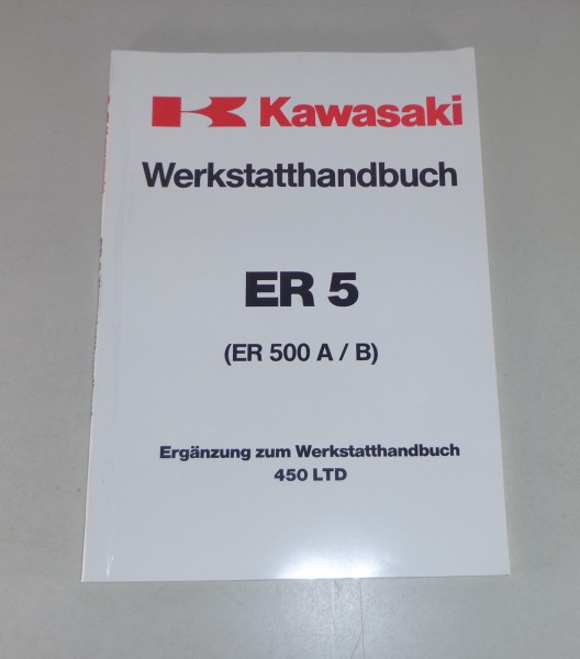 Werkstatthandbuch Nachtrag / Workshop Manual Kawasaki ER 5 Twister Stand 1996