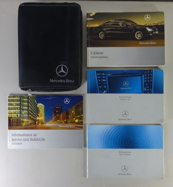 Bordmappe + Betriebsanleitung Mercedes-Benz E-Klasse W211 / S211 von 01/2008