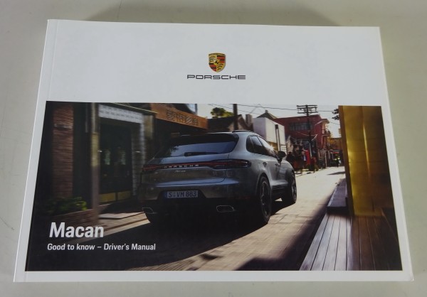 Owner´s Manual / Handbook Porsche Macan from 08/2018 Model 2019