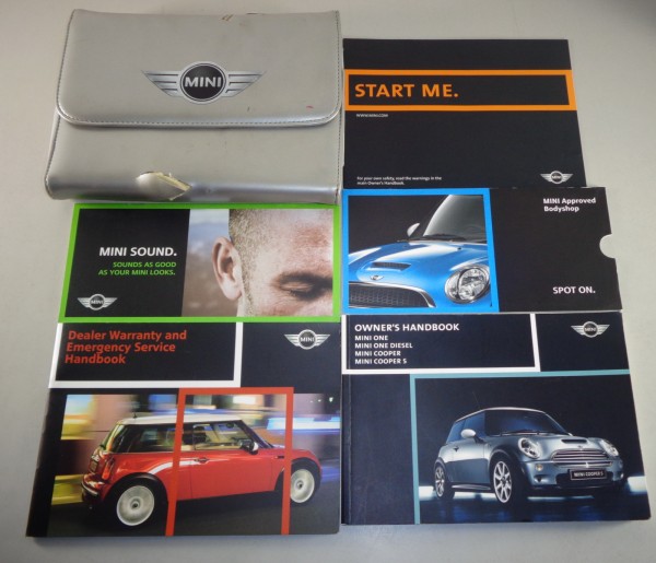 Owner's Manual + Wallet Mini One / D / Cooper + S Typ R50 / R53 from 2003