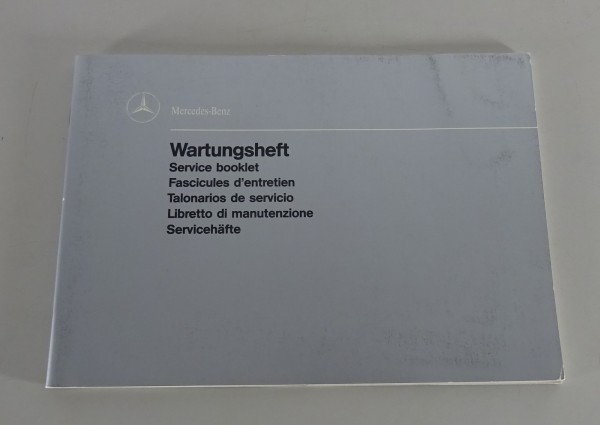 Scheckheft / Wartungsheft blanko Mercedes-Benz Unimog 408 - 437 Stand 06/1998