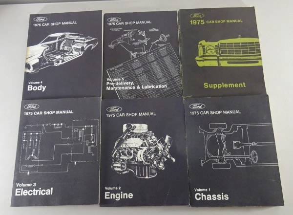 Werkstatthandbuch Ford Mustang II, Thunderbird / Lincoln Continental etc. 1975