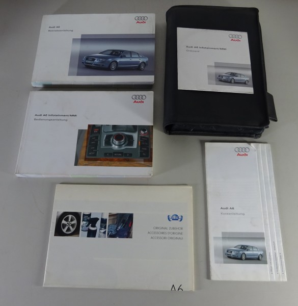 Bordmappe + Betriebsanleitung Audi A6 Typ 4F / C6 Limousine Stand 06/2004