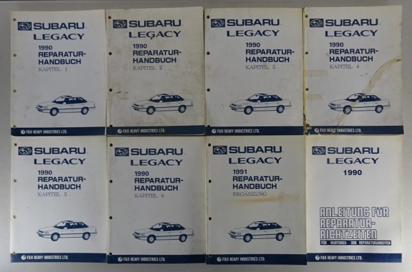 Werkstatthandbuch Subaru Legacy Limousine + Kombi 1800 / 2200 inkl. 4WD ab 1990
