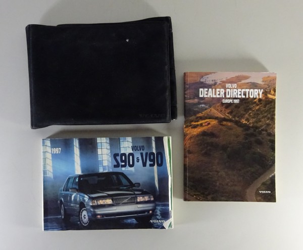 Wallet + Owner's Manual / Handbook Volvo S90 / V90 from 1997