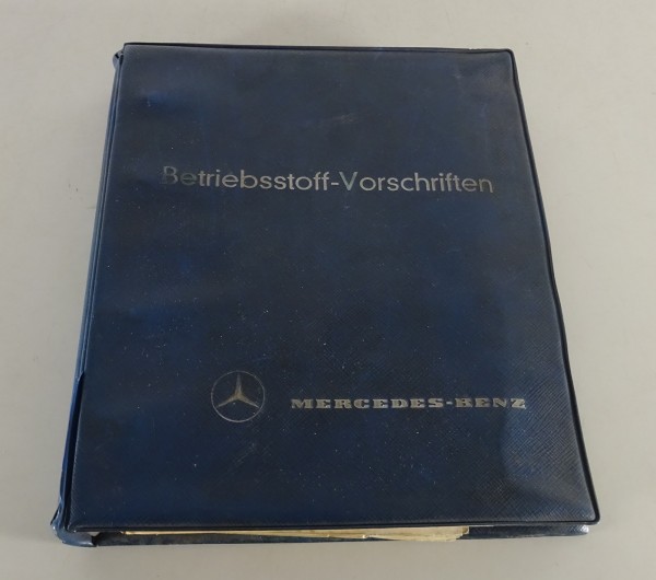 Handbuch Mercedes Benz Betriebsstoff-Vorschriften '1973 - 1981