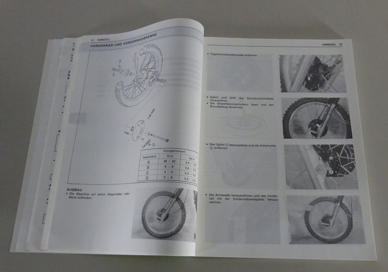Werkstatthandbuch / Wartungsanleitung Suzuki DR 250 Enduro von 10/1990 ...
