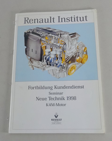 Schulungsunterlage / Technische Info Renault K4M Motor von 10/1998