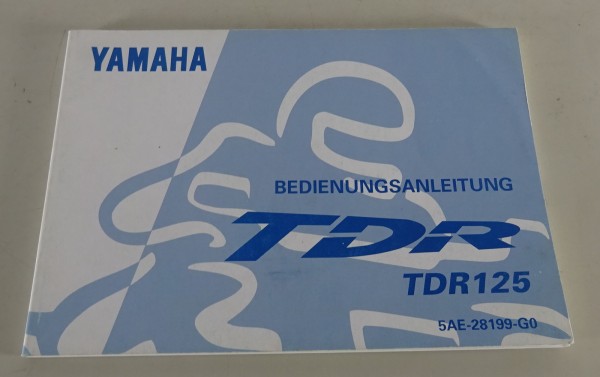 Betriebsanleitung / Handbuch / Owner´s Manual Yamaha TDR 125 von 1996