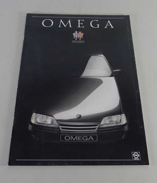 Faltprospekt / Broschüre Opel Omega A1 Stand 03/1987