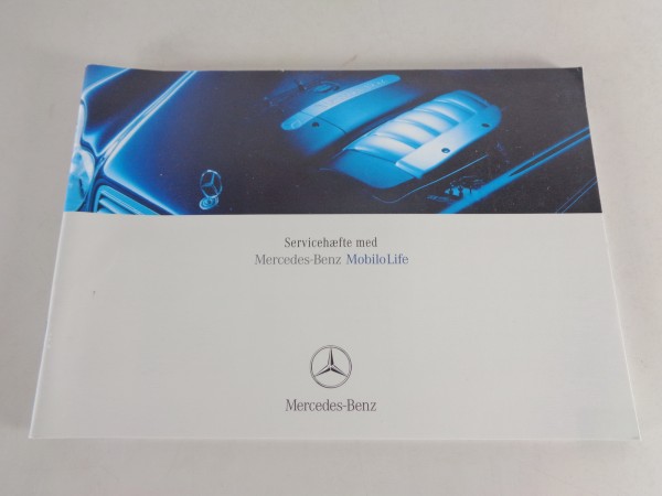 Scheckheft Mercedes Benz CL 500 / 600 C215 von 06/2004 auf Dänisch