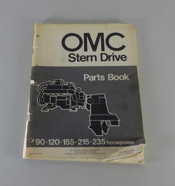 Teilekatalog OMC Stern Drivers 90 / 120 / 155 / 215 / 235 PS Models