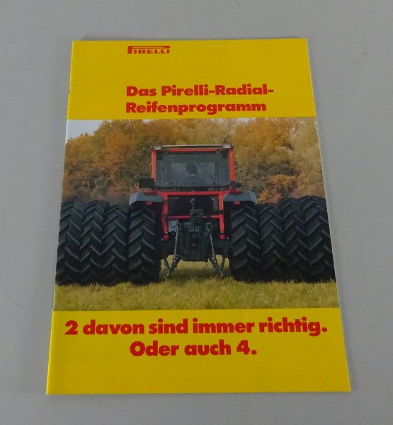 Prospekt / Broschüre Pirelli Radial-Reifenprogramm