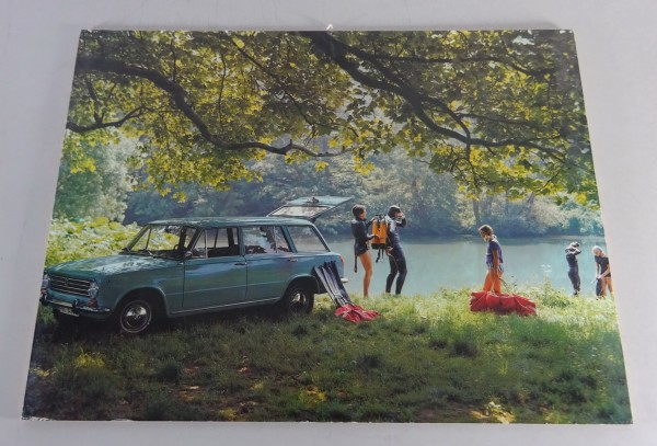 Showroom-Bild / Schauraumbild Fiat 124 Familiare - original