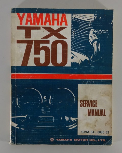 Workshop Manual / Service Manual Yamaha TX 750 Stand 02/1973