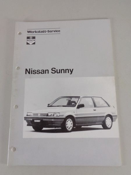 Werkstatthandbuch von Bosch für Nissan Sunny Stand 09/1987
