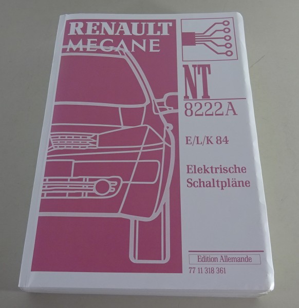 Werkstatthandbuch Elektrik / Elektrische Schaltpläne Renault Megane von 2003