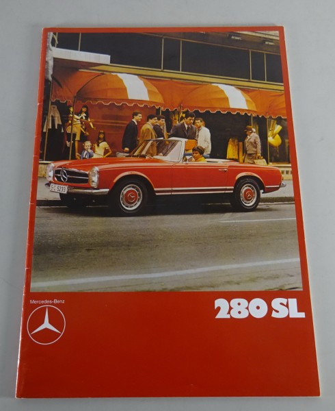 Prospekt / Broschüre Mercedes-Benz 280 SL Pagode R 113 Roadster