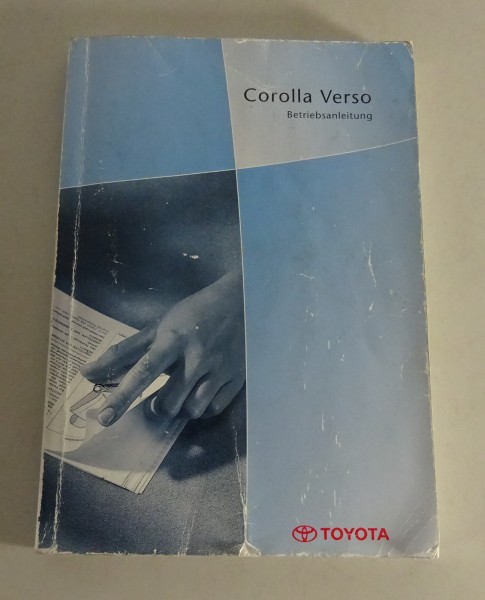 Betriebsanleitung / Handbuch Toyota Corolla / Verso Typ E110N Stand 2002